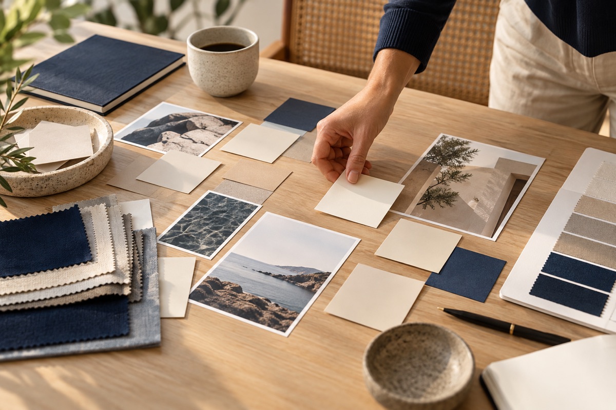Illustrative marketing consultancy scene